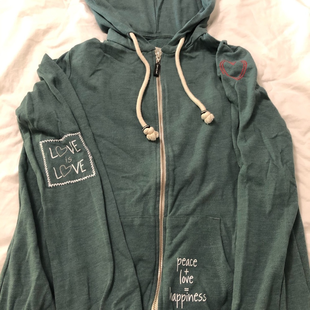 Peace Love World Hoodie